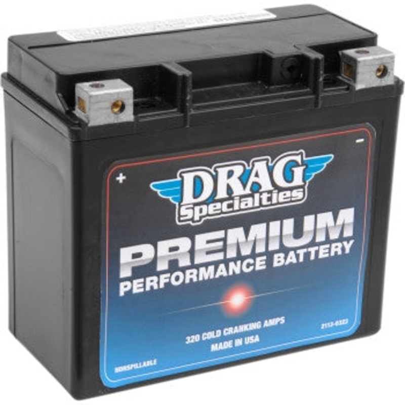 Drag Specialties Premium Performance Battery DRGM72RGH