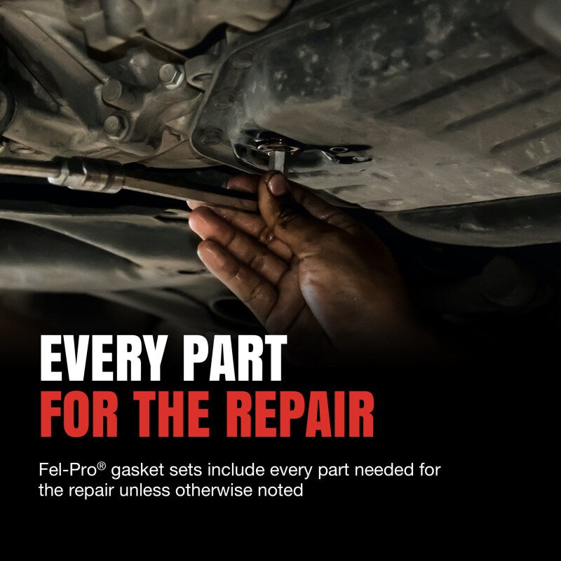 Fel-Pro 10-12 Toyota Sequoia Engine Oil Pan Gasket Set – High-Temperature Rubber-Coated Fiber