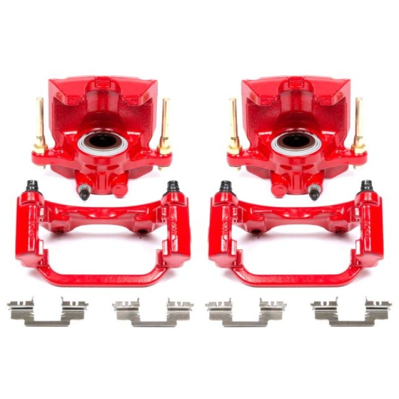 Power Stop 07-16 Cadillac Escalade Rear Red Calipers w/Brackets – Pair