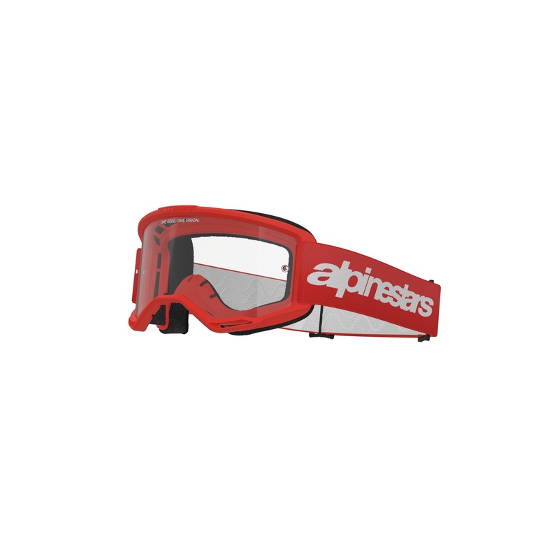 ALPINESTARS VISION 3 WOODMARK GOGGLES – RED CLEAR