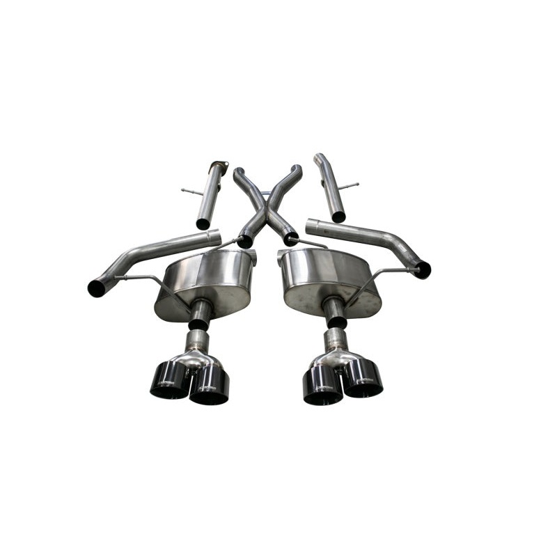 Corsa 2018-2021 Jeep Grand Cherokee TrackHawk 6.2L Xtreme Cat-Back Dual Rear Exit w/4.5in BlackTips