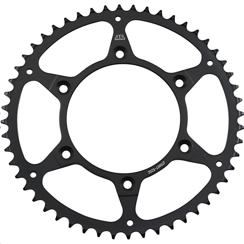 JT Sprockets Self-Cleaning Steel Front Sprocket – 52T JTR897.52SC