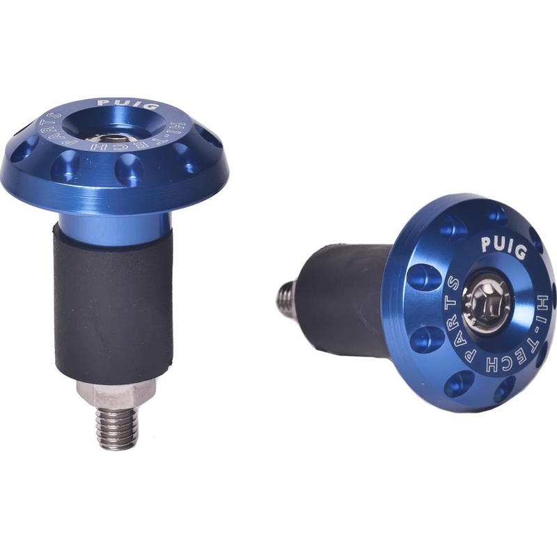 PUIG Hi-Tech Bar Ends – Blue 6222A
