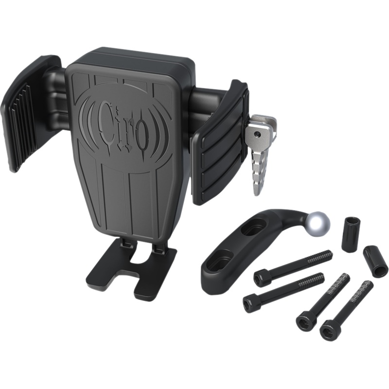 Ciro Cybercharger Phone Holder with Perch Mount – Black 52311