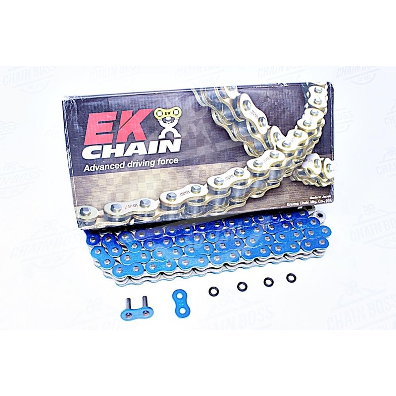 EK Chains 520 x 120 Links MVXZ2 Series Xring Sealed Blue Drive Chain
