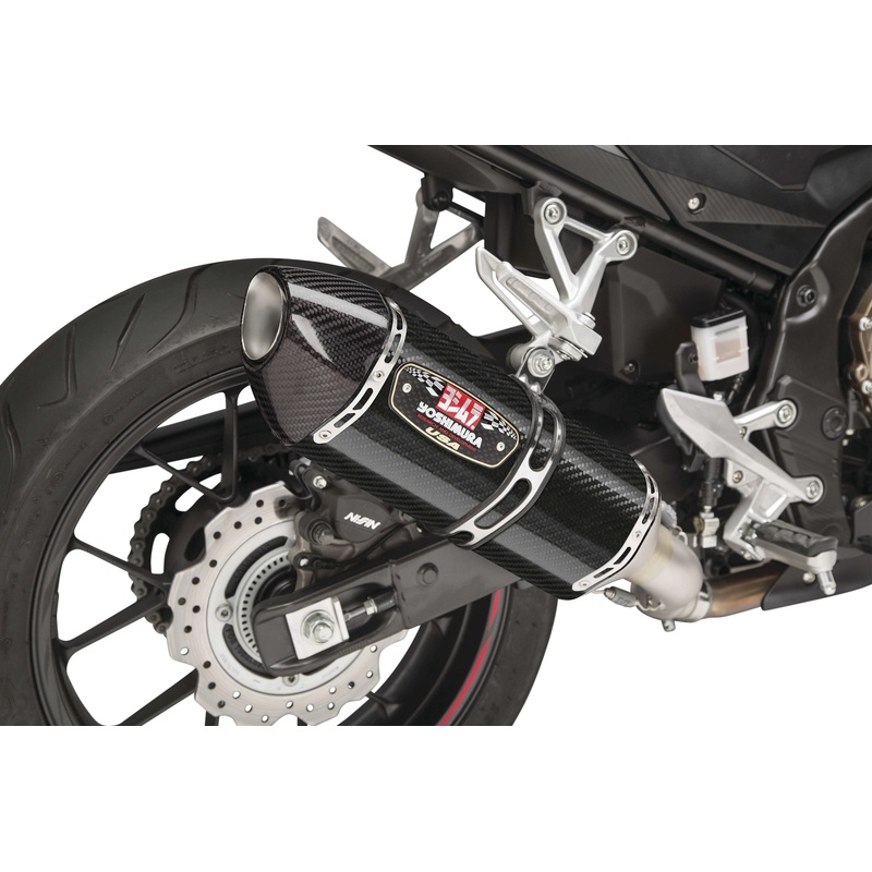 Yoshimura R-77 Street Series Slip-On – Carbon Fiber Muffler 12553B0220