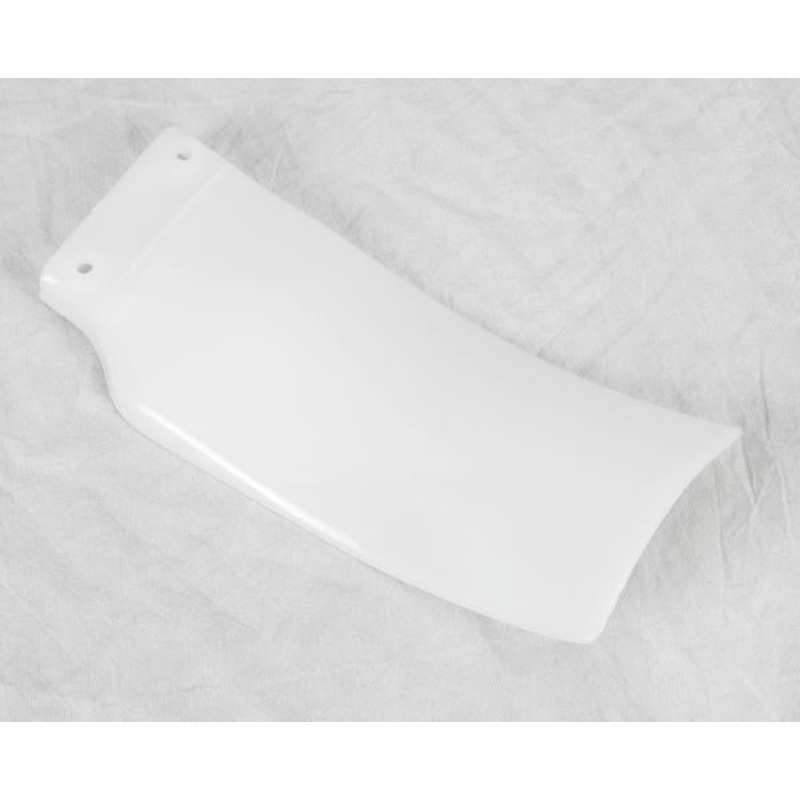 UFO Plastics Rear Shock Mud Plate – White HO03640-280