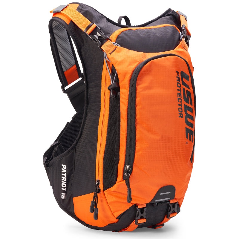 USWE Patriot MTB Protector Pack 15L – Orange/Black