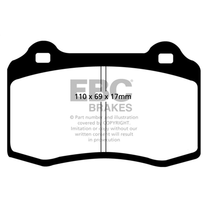EBC 96-03 Alfa Romeo GTV 3.0 (Brembo) Redstuff Front Brake Pads