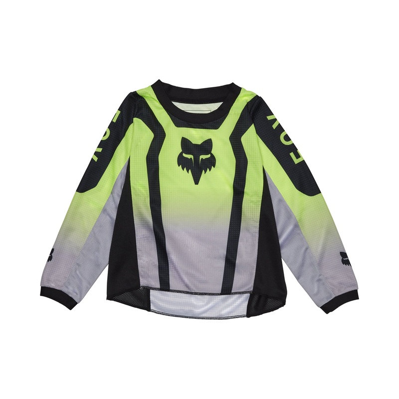 FOX 2025 KIDS 180 LEAN JERSEY – FLO YELLOW S