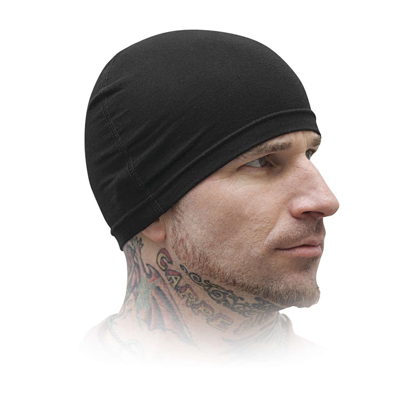 Schampa Stretch Skullcap OSFM Black