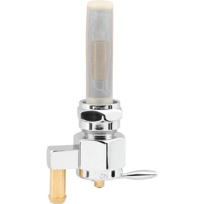 Bikers Choice 57-74 XL Chrome Hex Petcock 3/8 NPT Down Outlet