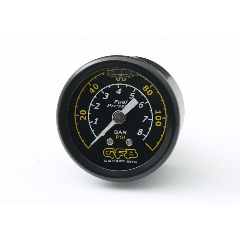 GFB Fuel Pressure Gauge (Suits 8050/8060) 40mm 1-1/2in 1/8MPT Thread 0-120PSI