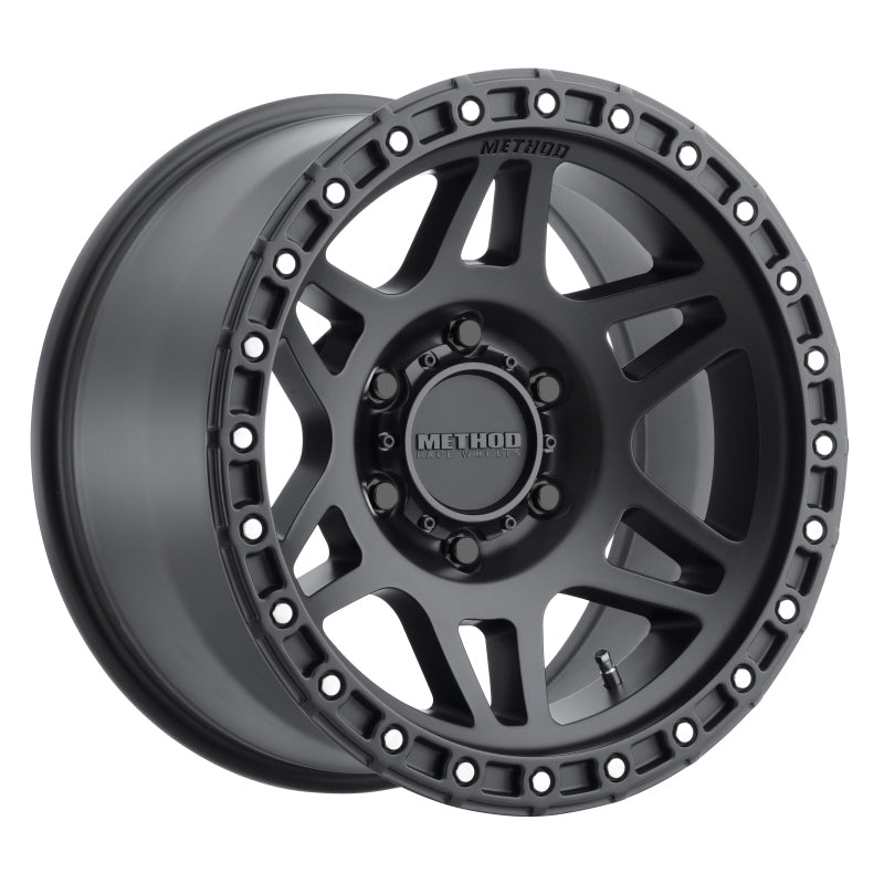 Method MR312 17×9 -12mm Offset 6×5.5 106.25mm CB Matte Black Wheel
