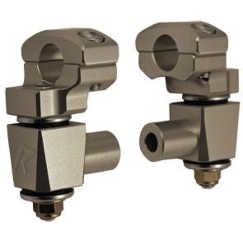 Rox Speed FX 7/8in. Pivoting Handlebar Riser – 2in. Deluxe Rise – 7/8in. Stem Clamp 3R-P2SSM