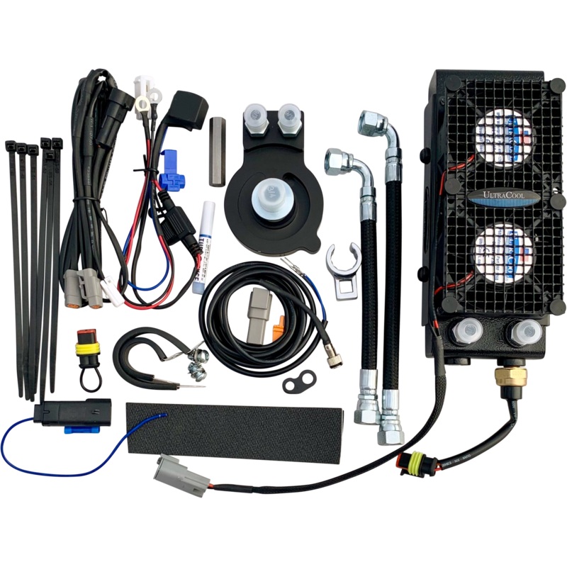 Ultra Cool 56-7210 Oil Cooler M8 Touring `17-23 (Chopped Guard)