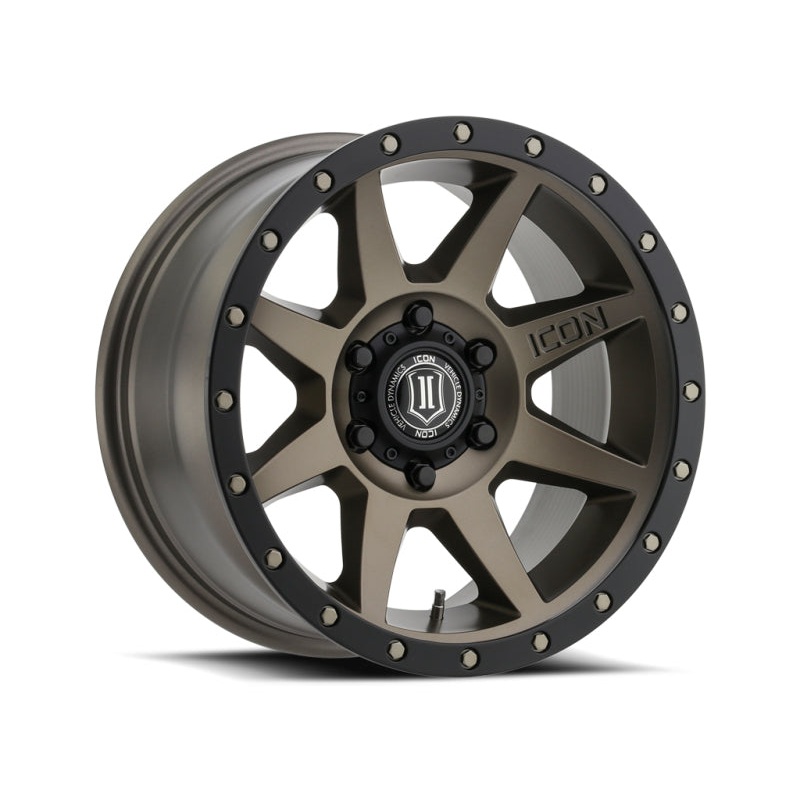 ICON Rebound 17×8.5 6×5.5 25mm Offset 5.75in BS 95.1mm Bore Bronze Wheel