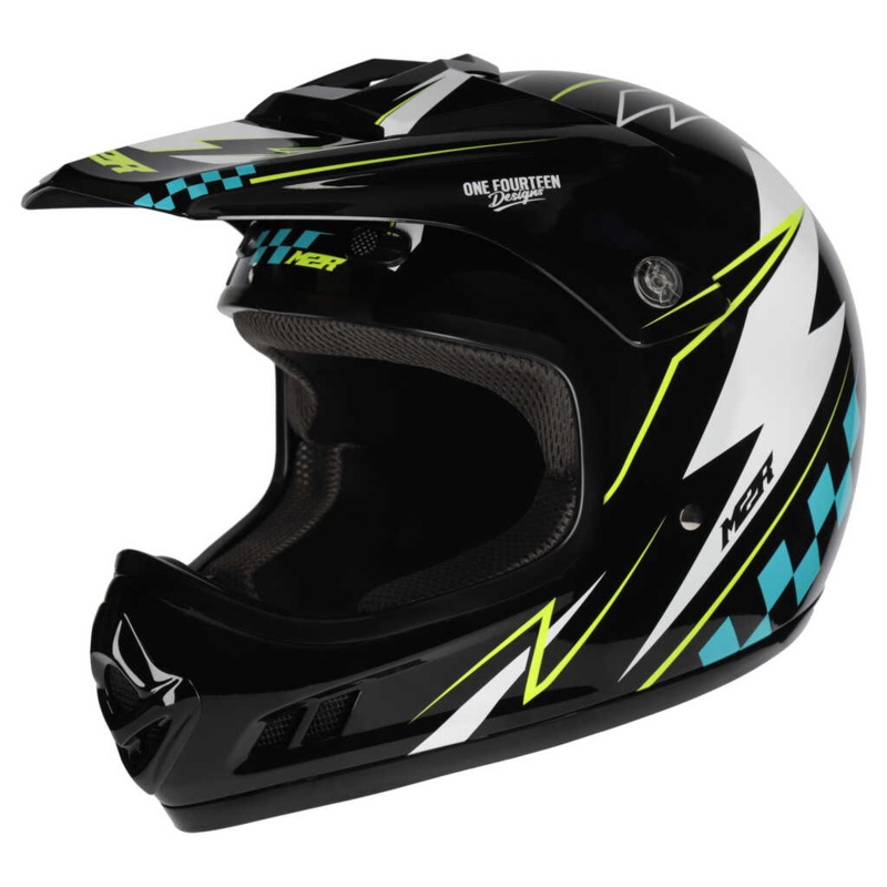 M2R MX2 JR YOUTH HELMET – LIGHTNING PC-3 S