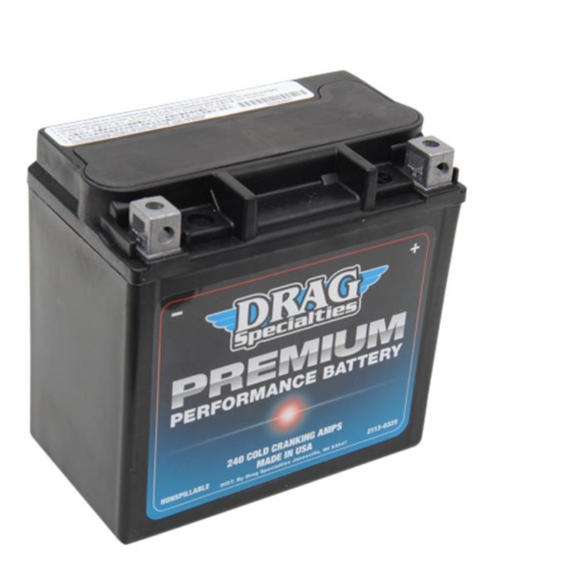Drag Specialties Premium Performance Battery DRGM76GHL