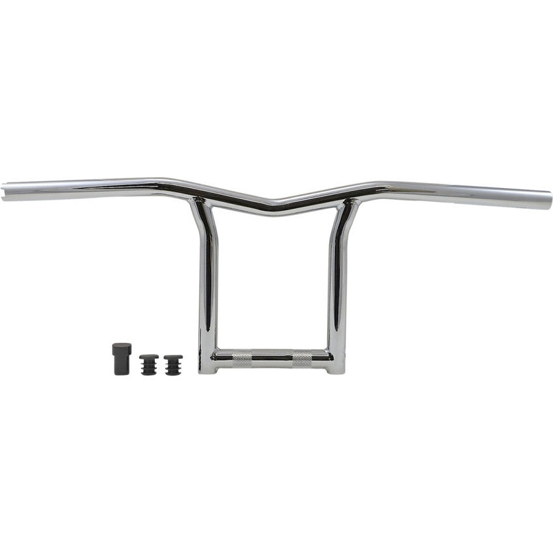 Burly Brand 1in. Sid Handlebar – Chrome – 10in. End Rise B12-6031C