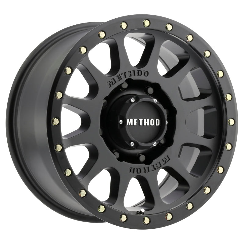 Method MR305 NV HD 17×8.5 0mm Offset 8×170 130.81mm CB Matte Black Wheel