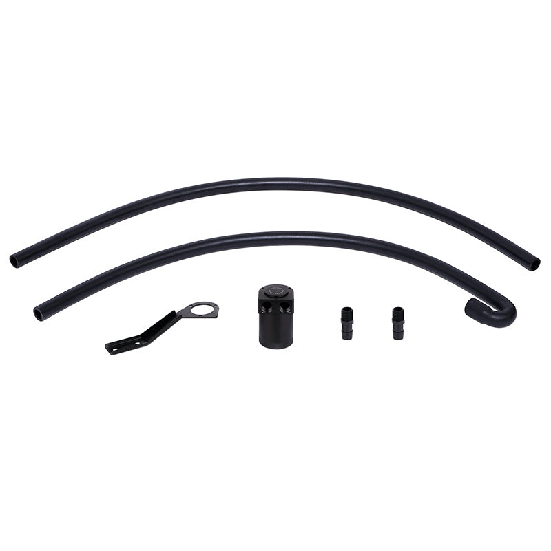 Mishimoto 07-10 BMW N54 Baffled Oil Catch Can Kit – Black (CCV Side)