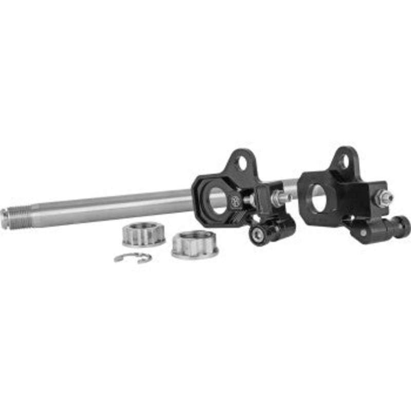 Performance Machine Axle Adjuster Kit – Black 0117-0028M-B