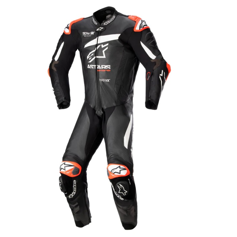ALPINESTARS GP PLUS V4 1PC LEATHER SUIT – BLACK WHITE 48