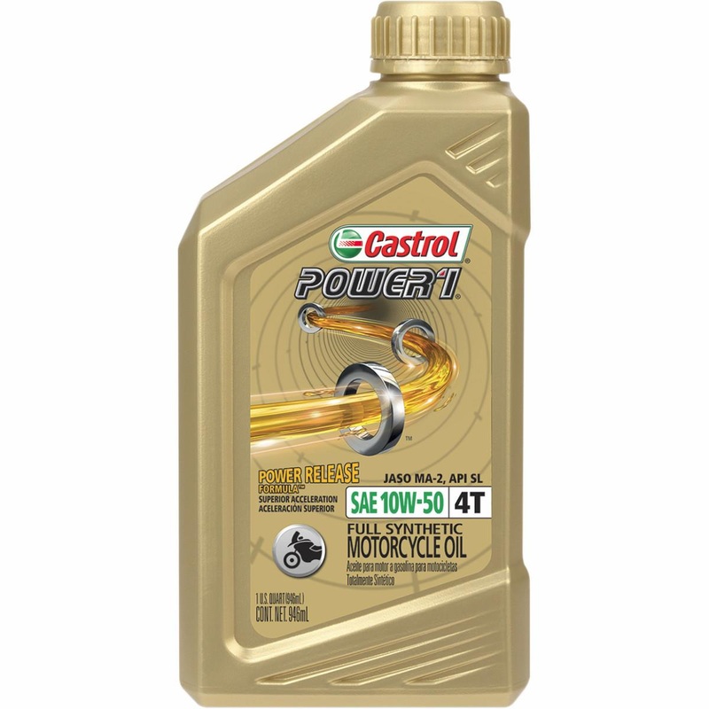 Castrol Power 1 Racing 4T Motorcycle Oil – 10W50 – 1qt. 06114