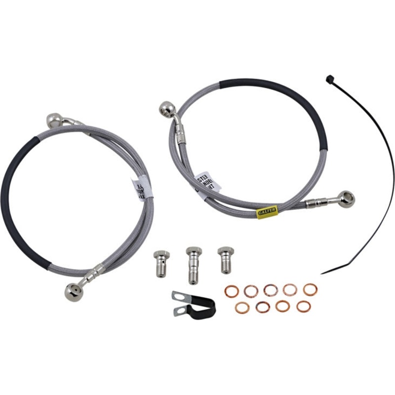 Galfer Brakes Stainless Steel Front Hydraulic Brake Line Kit FK003D512-2