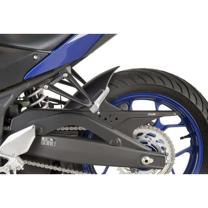 PUIG Rear Tire Hugger – Matte Black 8558J