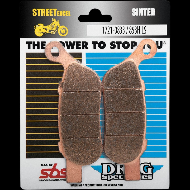 SBS Street Excel Sintered Brake Pads 830H.HS