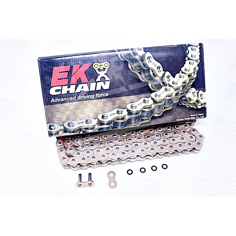 EK Chains 525 SROZ2 Series Oring Sealed Drive Chain 100 Gold