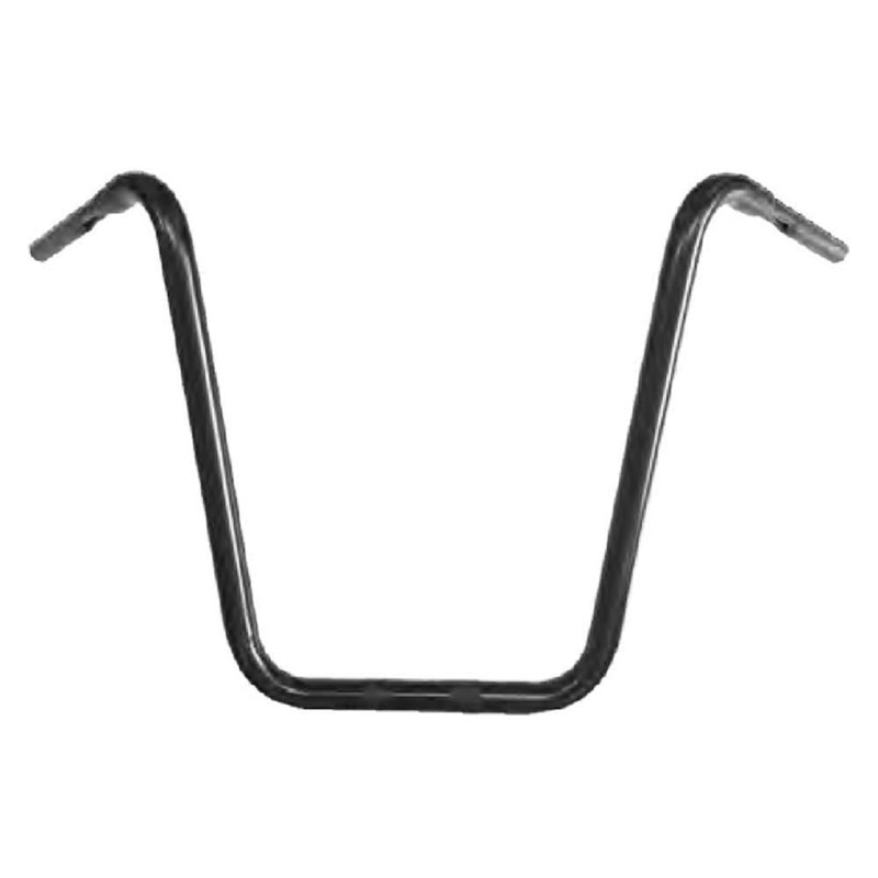 HardDrive 1 1/4in. Ape Hanger Handlebar – 12in. – Black TBW 96781