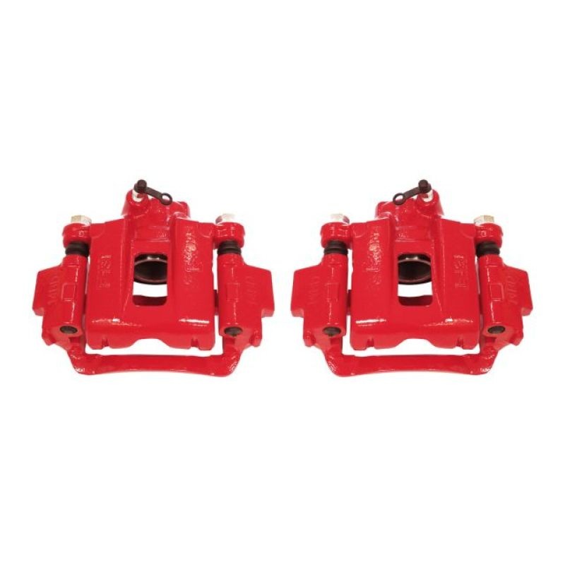 Power Stop 03-09 Toyota 4Runner Rear Red Calipers w/Brackets – Pair