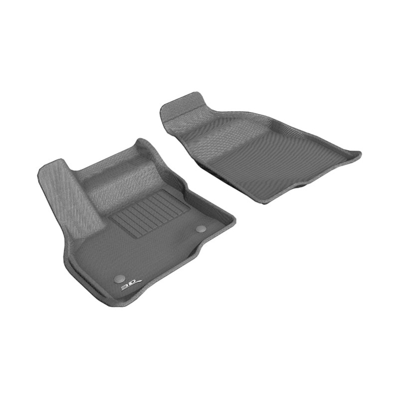 3D MAXpider 2017-2020 Chevrolet Bolt Ev Kagu 1st Row Floormat – Gray