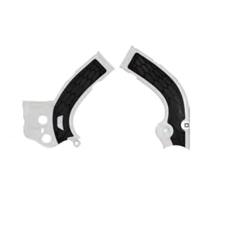 Acerbis X-Grip Frame Guards – White/Black 2686041035