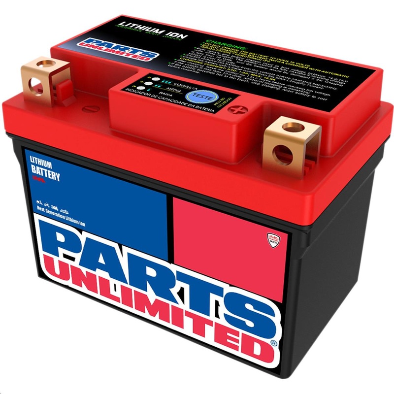 Parts Unlimited Lithium Ion Battery – 4-7/16in. L x 2-3/4in. W x 3-3/8in. H 2113-0680