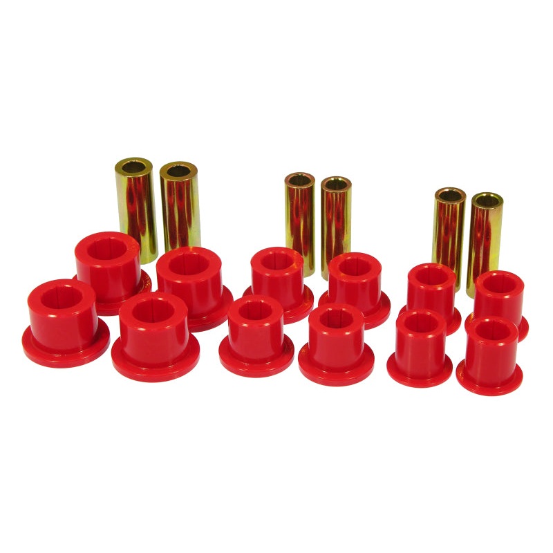 Prothane 99-04 Ford F250/350 SD 2/4wd Front Leaf Spring Bushings – Red