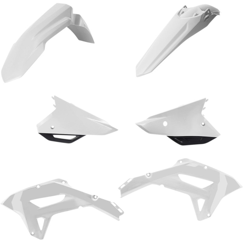 Acerbis Plastic Kit – White/Black 2861791035