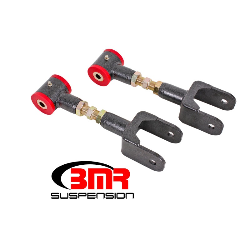 BMR 79-04 Fox Mustang Upper Control Arms On-Car Adj. (Polyurethane) – Black Hammertone