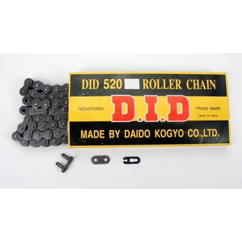 D.I.D 520 Standard Series Non O-Ring Chain – 130 Links D18-521-130