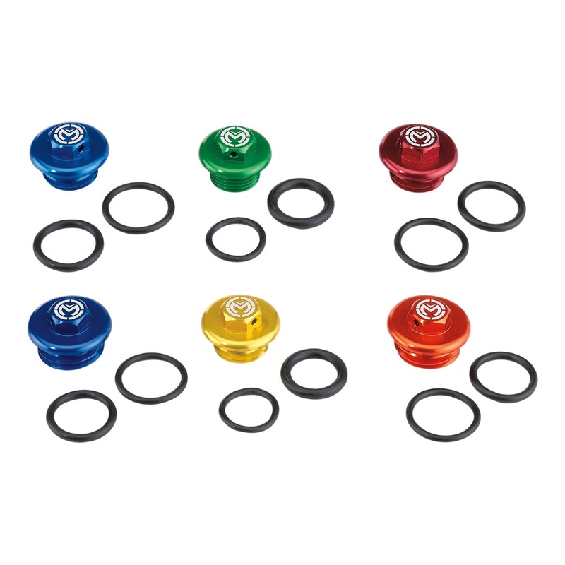 Moose Racing Aluminum Oil Fill Plug – Yellow 0950-0971