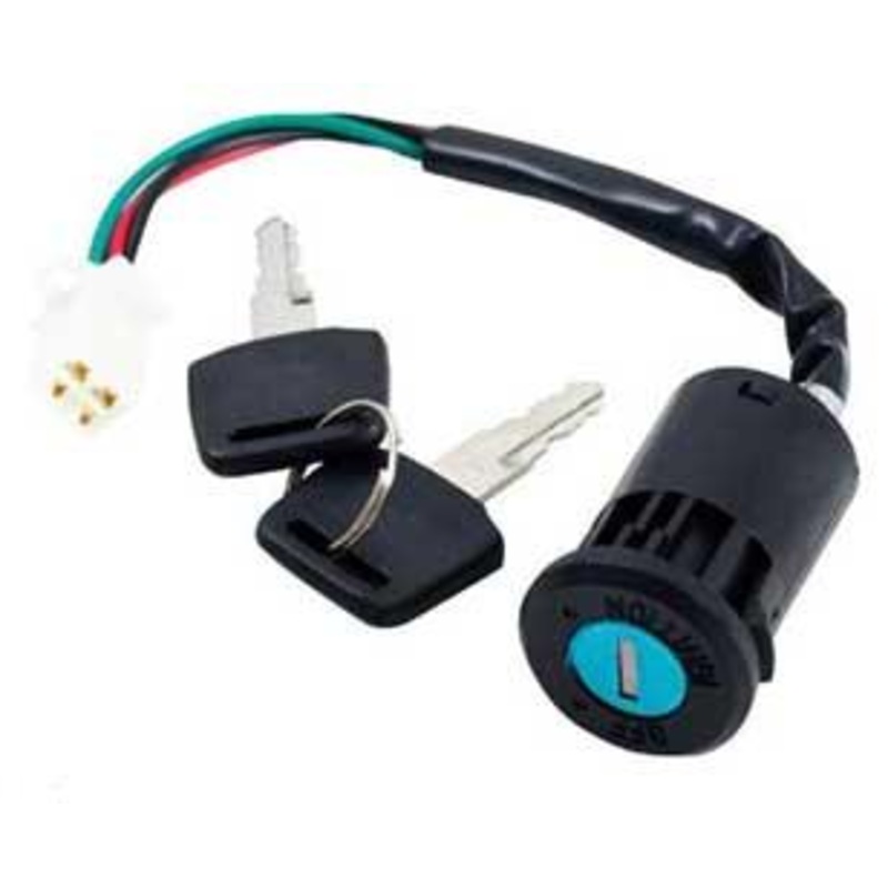 Outside Distributing Ignition Key Switch – Sealed 4 Wire – Male 07-0507