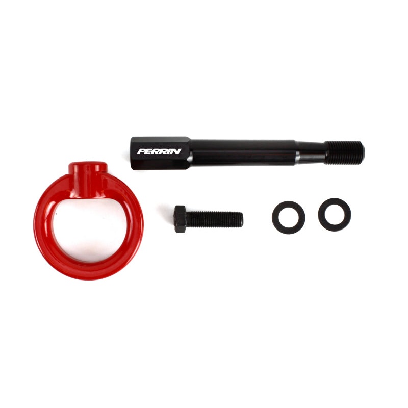 PERRIN 18-21 Subaru WRX & STI / 13-25 BRZ / 17-20 Toyota 86 Tow Hook Kit (Front) – Red