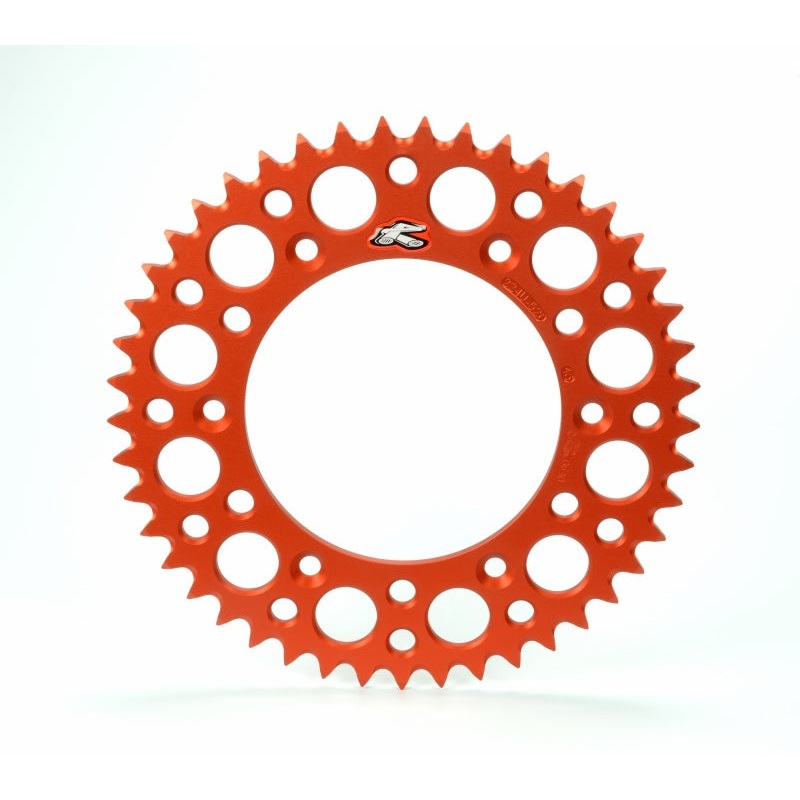 Renthal 21-23 KTM 450 Rally Factory Replica/Race Replica Rear Grooved Sprocket – Org 520-48P Teeth