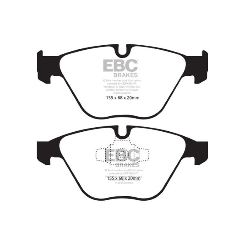EBC 13+ BMW X1 2.0 Turbo (28i) Redstuff Front Brake Pads