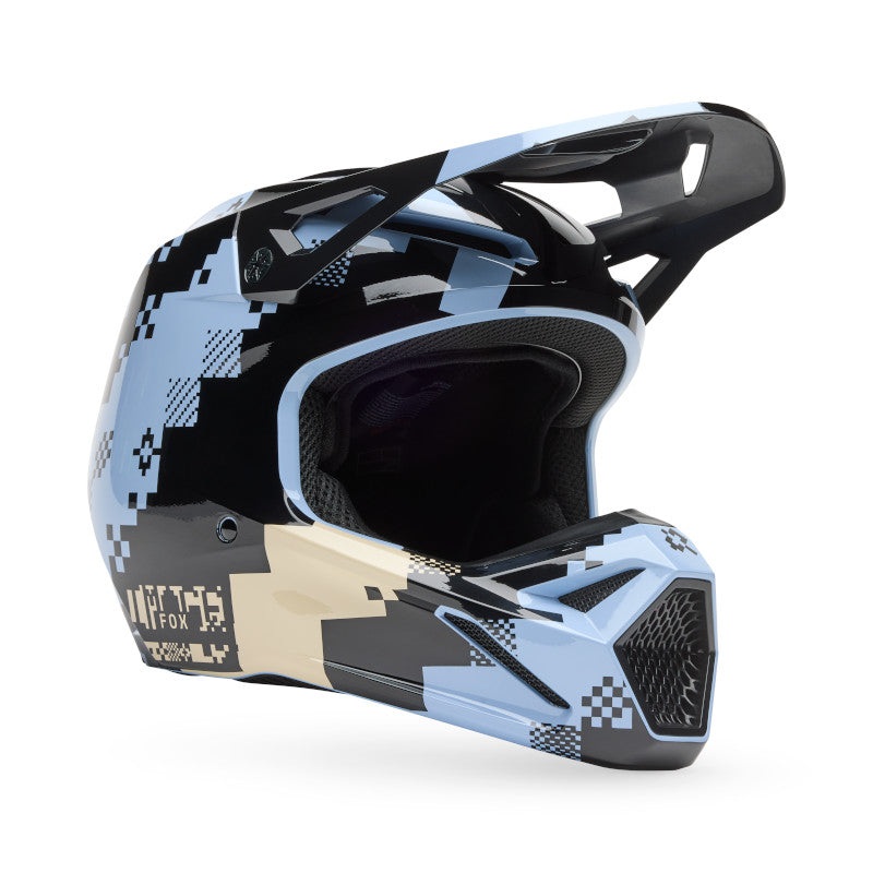 FOX 2025 V1 DIGI IMAGE HELMET – LT SLT XS