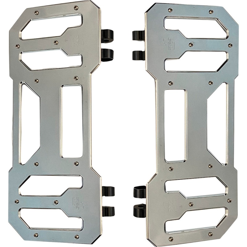 Pro-One Performance 12in. Billet Driver Floorboard – Chrome 500770