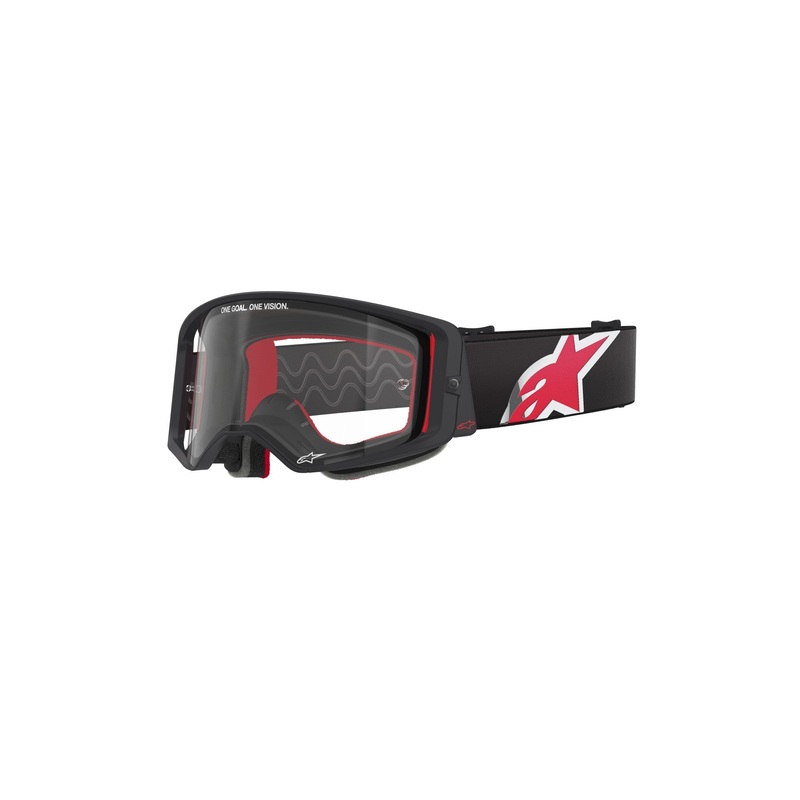 ALPINESTARS SUPERTECH CORP GOGGLES – BLACK RED CLEAR